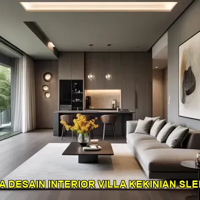 Menerapkan Desain Interior Kekinian di Villa Sleman Anda